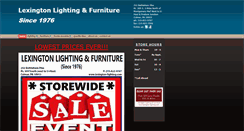 Desktop Screenshot of lexington-lighting.com